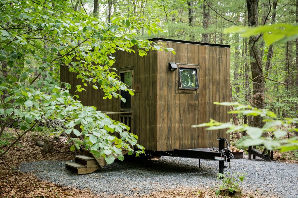 Tiny House im Wald. (Foto: Getaway)