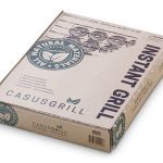 Die Verpackung ist auch schon Teil des Grills. (Foto: CasusGrill)