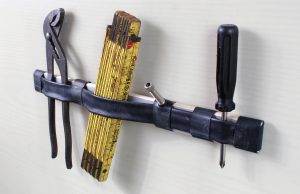 Ja, das ist ein Upcycling-Schlüsselbrett. (Foto: Gregor Halberstadt)