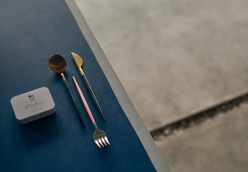 Praktisches Besteck aus Edelstahl zum Zusammenschrauben. (Foto: Outlery)