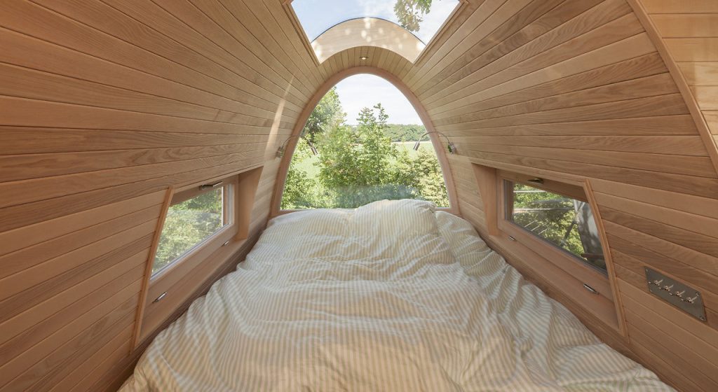 Schlafen in den Bäumen. Der Traum kann Wirklichkeit werden. (Foto: Baumraum / Markus Bollen)