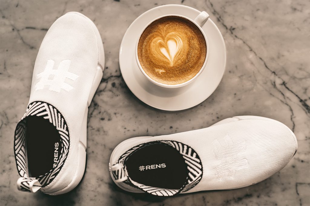 Sneakers aus Kaffee? Das geht! (Foto: Rens)
