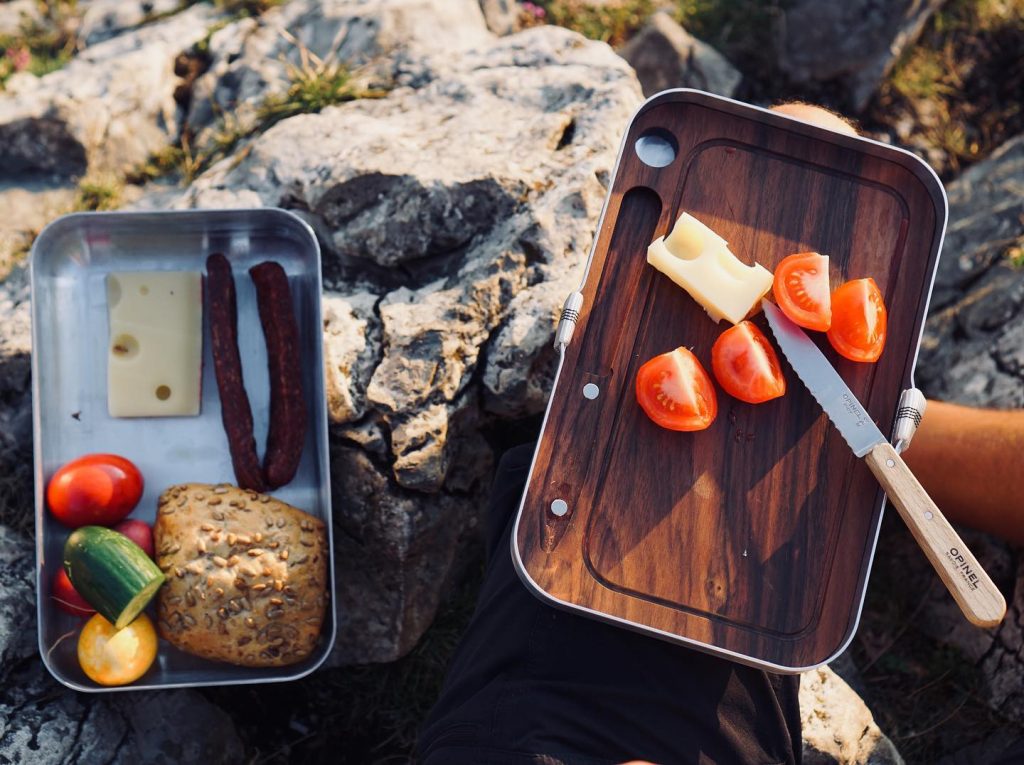 Ein Begleiter für euer Leben - die Brotzeitbox Patron. (Foto: Patron Plasticfree Peaks)
