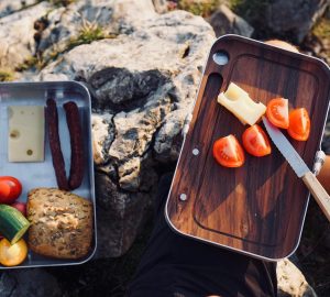 Ein Begleiter für euer Leben - die Brotzeitbox Patron. (Foto: Patron Plasticfree Peaks)