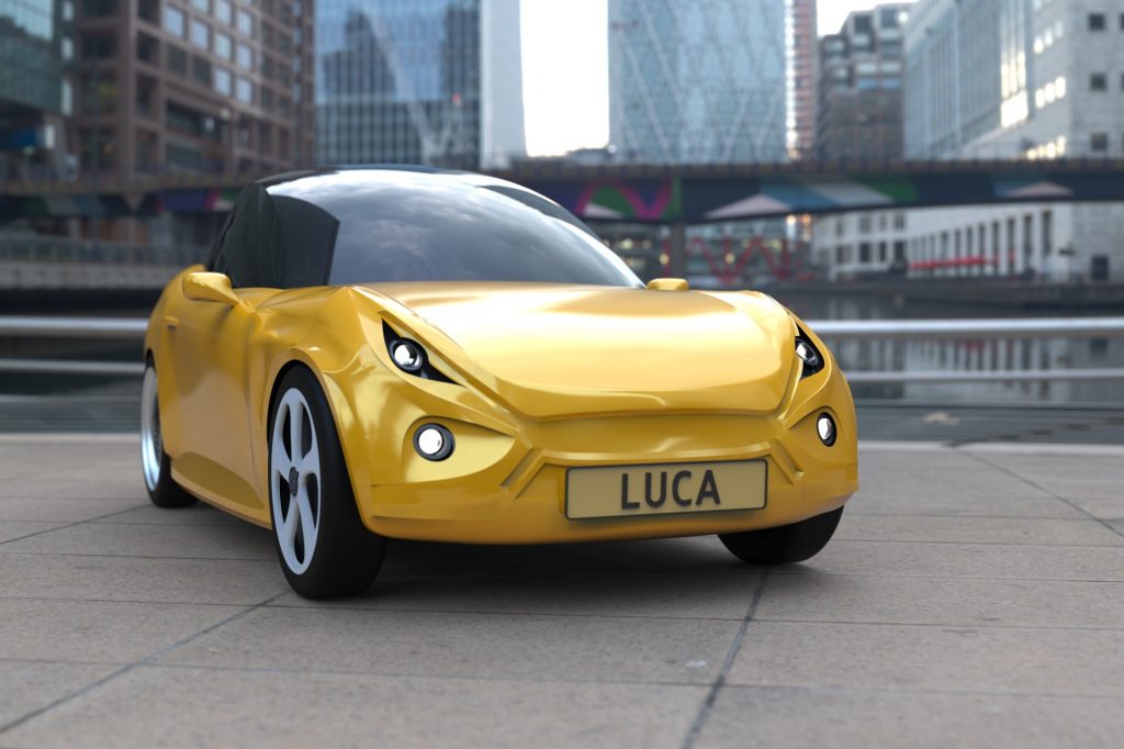 Luca ist ein besonderes Elektroauto. (Foto: Luxion / TU/ecomotive)