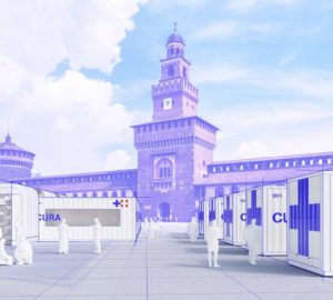 Cura ist flexibel einsetzbar als Notfall-Krankenhaus. (Foto: Carlo Ratti Associati)