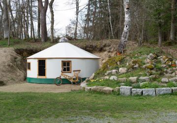 Eine DIY-Jurte für recht wenig Geld. (Foto: Wooden Widget)