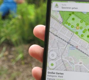 Eine praktische App - meinGrün. (Foto: meinGrün / IÖR)