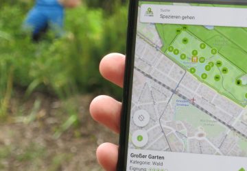 Eine praktische App - meinGrün. (Foto: meinGrün / IÖR)