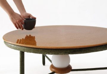 Eine Tischplatte aus Essensresten? Alles möglich. (Foto: Ottan Studio)