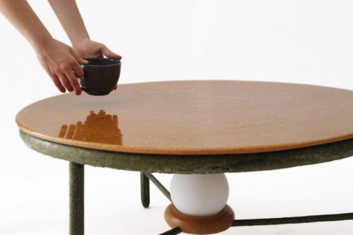 Eine Tischplatte aus Essensresten? Alles möglich. (Foto: Ottan Studio)