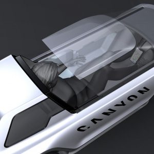 Das Dach lässt sich quasi entfernen. (Foto: Canyon)