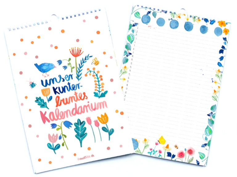 Umweltfreundlicher Familienkalender (Foto: Frau Ottilie)